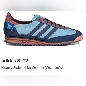 COPY Kseniaschnaider X adidas Sl72 Og Denim Sneakers
(Women's)